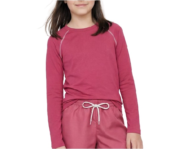 Blusa Fantoni Juvenil Feminina Manga Longa Proteção Uv