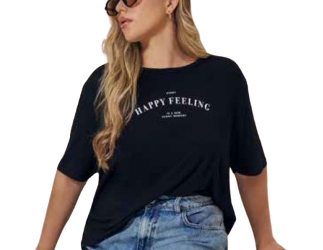 Blusa Feliny Adulto Extra Grande Feminina Manga Curta Viscolycra Cropped