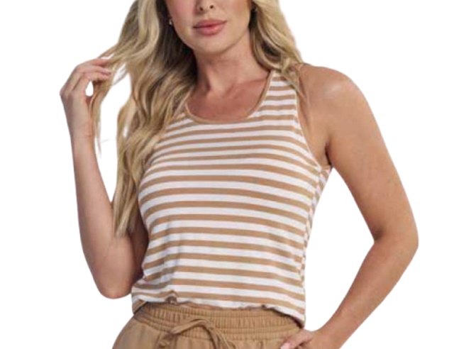 Blusa Rechsul Adulto Feminina Regata Viscolycra Listrada