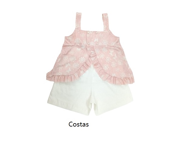 Conjunto Randa Juvenil Feminino Regata Bata Favinho Short