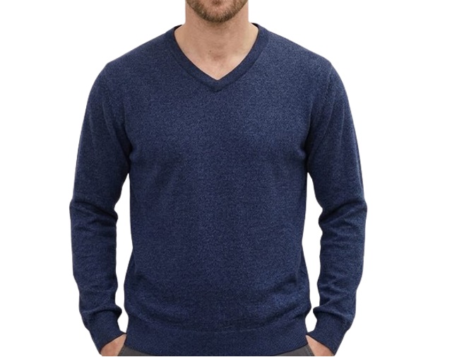 Blusa Giorgiobianco Adulto Masculina Lã/Acrílico Mescla Decote V