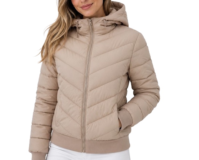 Jaqueta Kopico Adulto Feminina Nylon Matelassê Capuz
