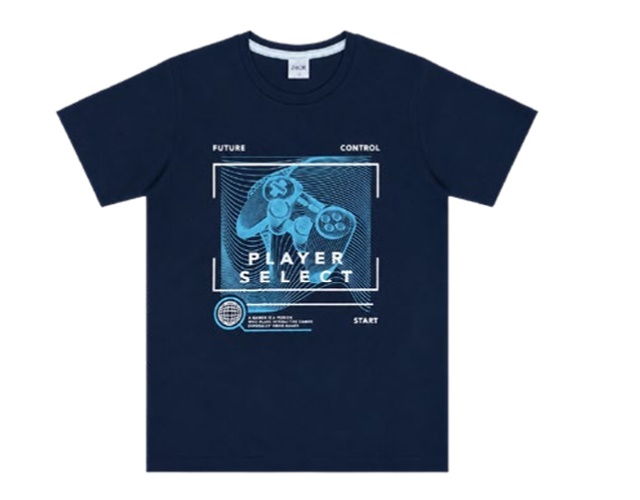 Camiseta Zhor Juvenil Masculina Manga Curta Malha