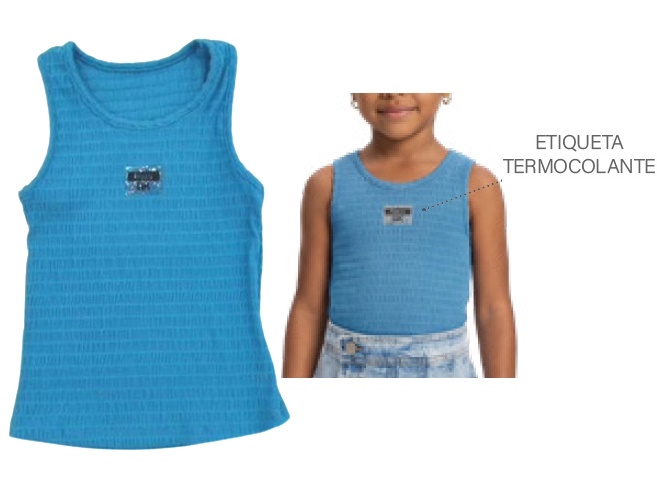 Blusa Ralakids Infantil Feminina Regata Anarruga
