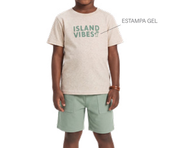 Conjunto Ralakids Infantil Masculino Manga Curta Malha