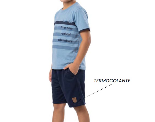 Conjunto Summerkids Infantil Masculino Manga Curta Malha