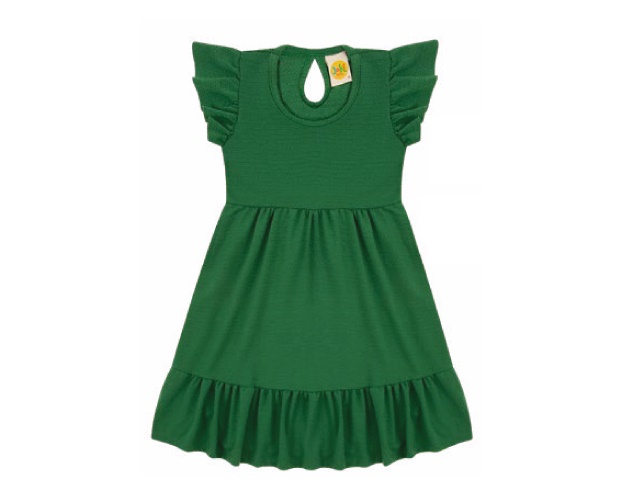 Vestido Jaki Infantil Manga Japonesa Malha Ana Bola