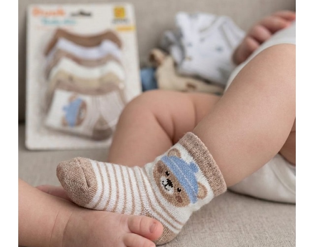 Meia Duck Bebe Masculina Algodão (c/7)