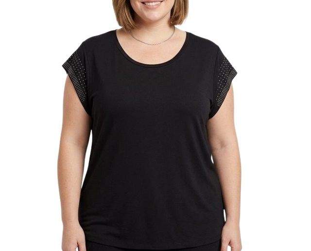 Blusa Armando Adulto Extra Grande Feminina Manga Japonesa Viscolycra Strass