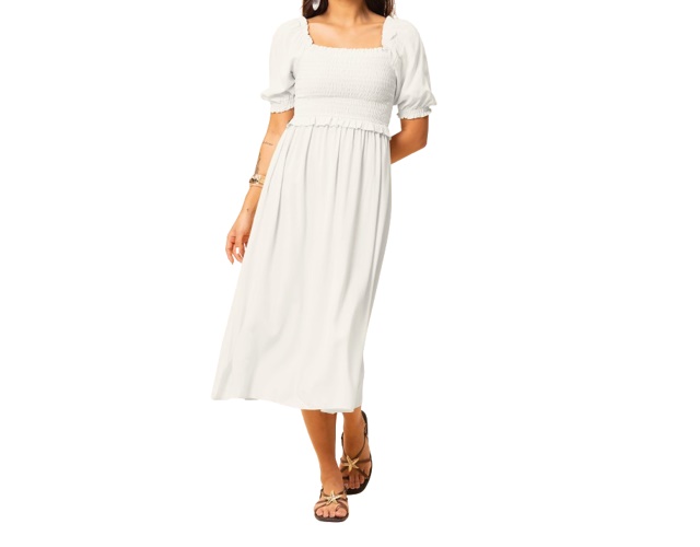 Vestido Lecimar Adulto Manga Curta Viscose Elastex
