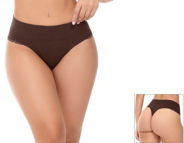 Tanga Zeerucci Adulto Ribana Renda Fio-dental S/costura