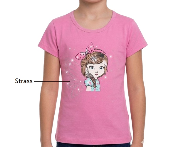 Blusa Mundonicky Infantil Feminina Manga Curta Malha