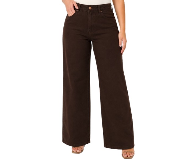 Calça Vivlon Adulto Feminina Jeans Lycra Wide Leg