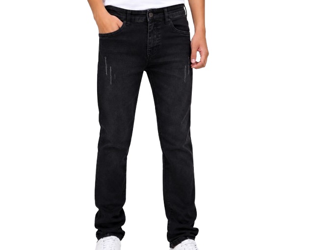 Calça Nacional Juvenil Masculina Jeans Black