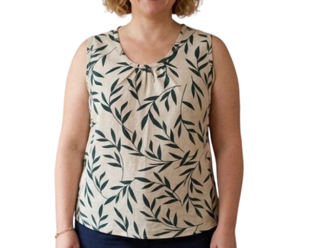Blusa Vestbem Adulto Extra Grande Feminina Regata Viscolycra Estampada