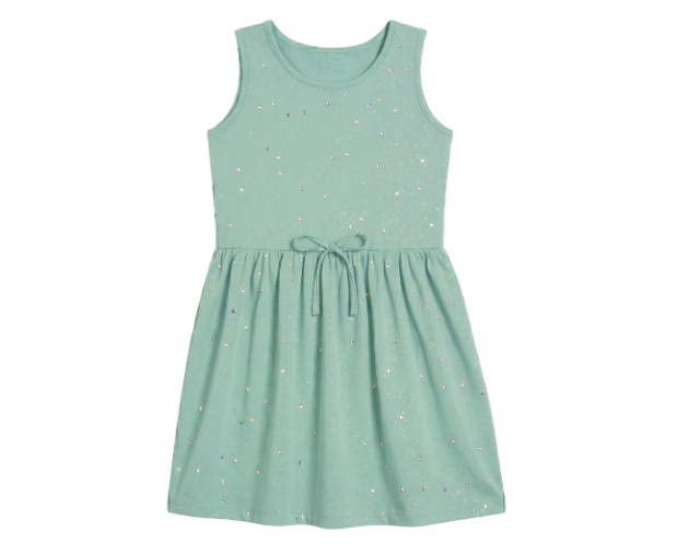 Vestido Pegalegal Primeiros Passos Regata Cotton Glitter
