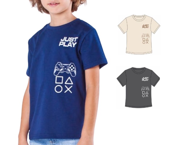 Camiseta Nk Infantil Masculina Manga Curta Malha