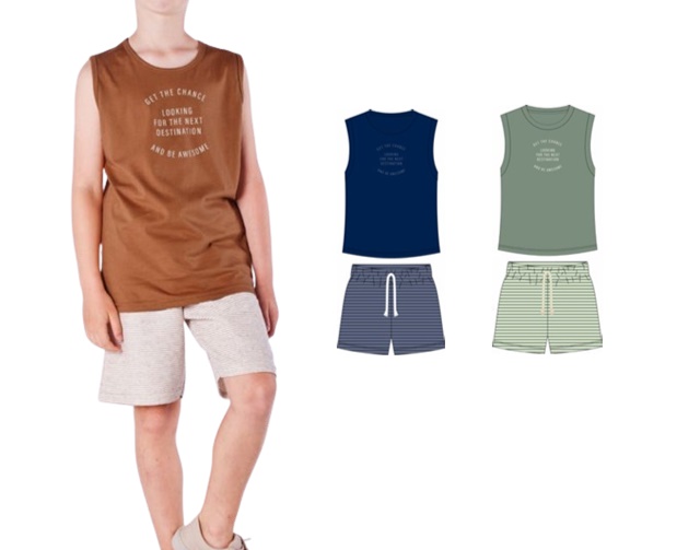 Conjunto Nk Juvenil Masculino Regata Machão Malha