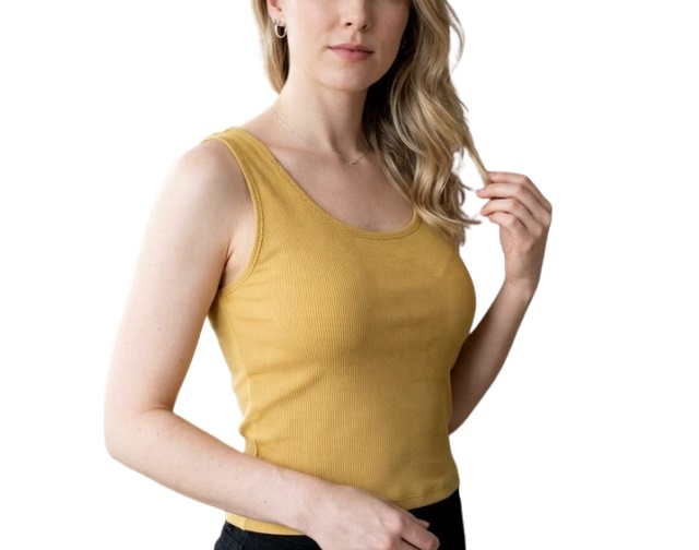 Blusa Filitex Adulto Feminina Regata Poliéster Canelada