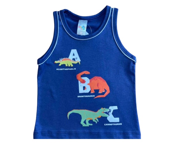 Regata Shumakids Primeiros Passos Masculina Malha