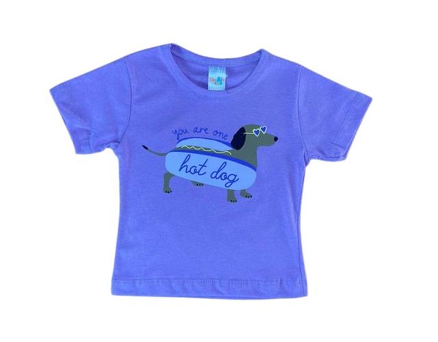 Blusa Shumakids Primeiros Passos Feminina Manga Curta Malha