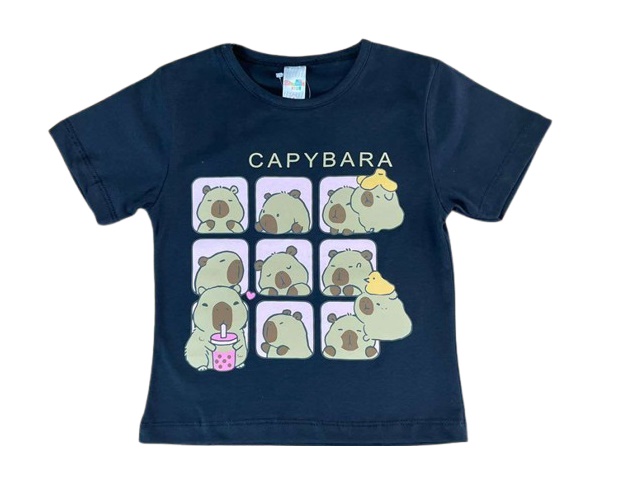 Blusa Shumakids Infantil Feminina Manga Curta Malha