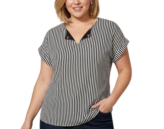 Blusa Ita Adulto Extra Grande Feminina Manga Japonesa Viscolycra Listrada