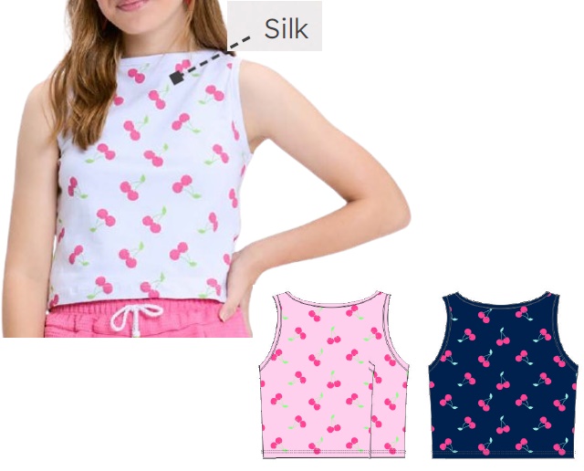 Blusa Viston Juvenil Feminina Regata Cotton Cropped