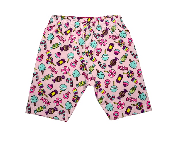 Bermuda Maindra Juvenil Feminina Cotton Estampada
