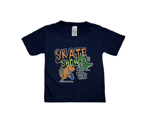 Camiseta Maindra Primeiros Passos Masculina Manga Curta Malha Sortida