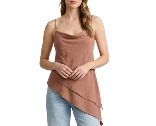 Blusa Armando Adulto Feminina Alça Duna Assimétrica Diagona