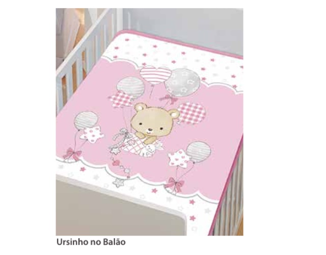 Cobertor Colibri Bebe Feminino Lepetit 0,80x1,10m