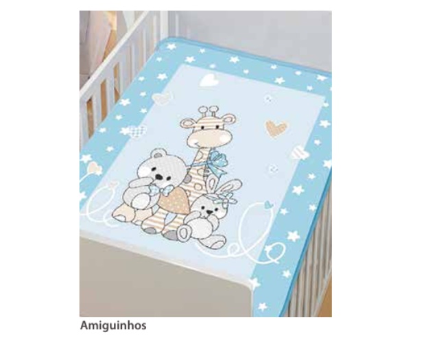 Cobertor Colibri Bebe Masculino Lepetit 0,80x1,10m