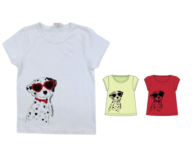 Blusa Catolele Infantil Feminina Manga Curta Cotton