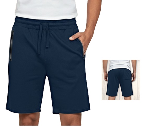 Bermuda Giorgiobianco Adulto Masculina Moletinho Ziper