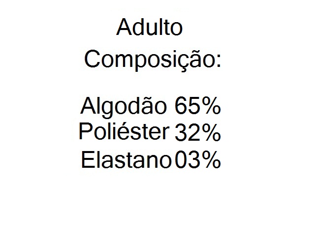 Meia Legnit Adulto Algodão Cano Longo 39/43 (c/6)