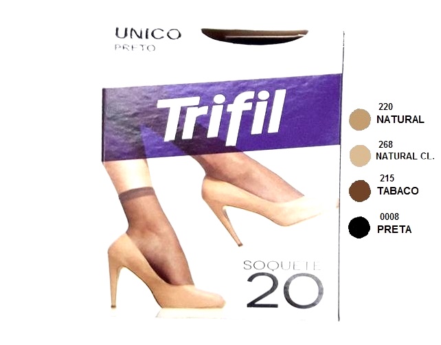 Meia Trifil Adulto Soquete Transparente (t.único)