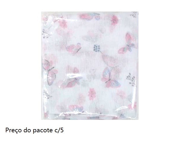 Fralda Papi 60x60cm Estampado (c/5)