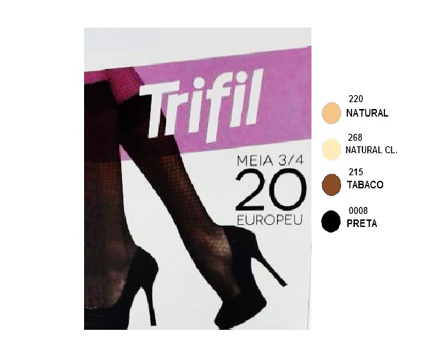 Meia Trifil Adulto 3/4 (tam Único)